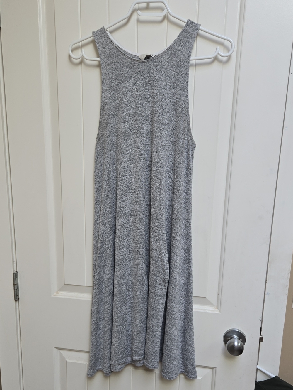 Aritzia Wilfred Free Sleeveless Grey Maxi Jersey Knit Dress Women's Small